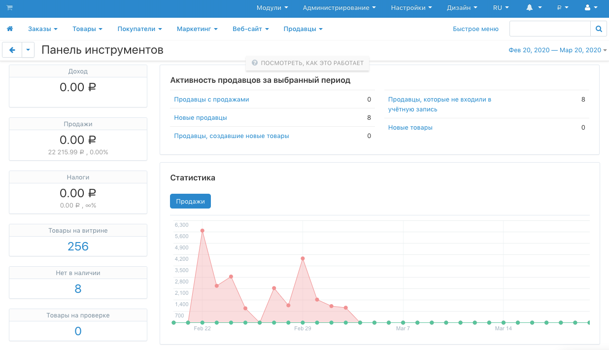 платформа для создания онлайн-маркетплейса