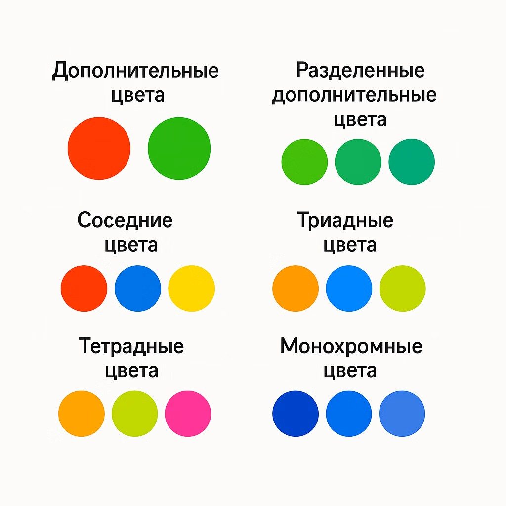 Правила сочетания цветов сочетания для интернет-магазина