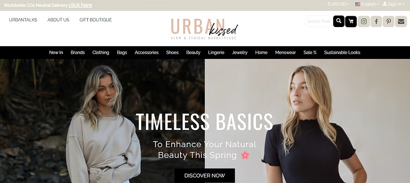 UrbanKissed Home