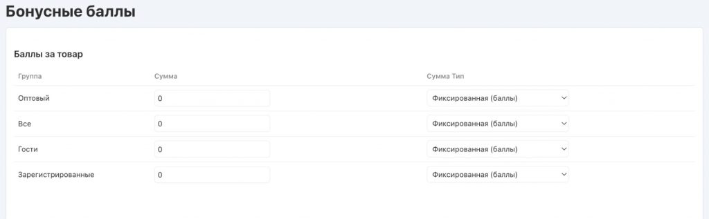 Функциоальность CS-Cart позволяет начислять баллы за товар и формировать индивидуальные предложения.