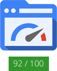 Высокая скорость работы, отмеченная Google